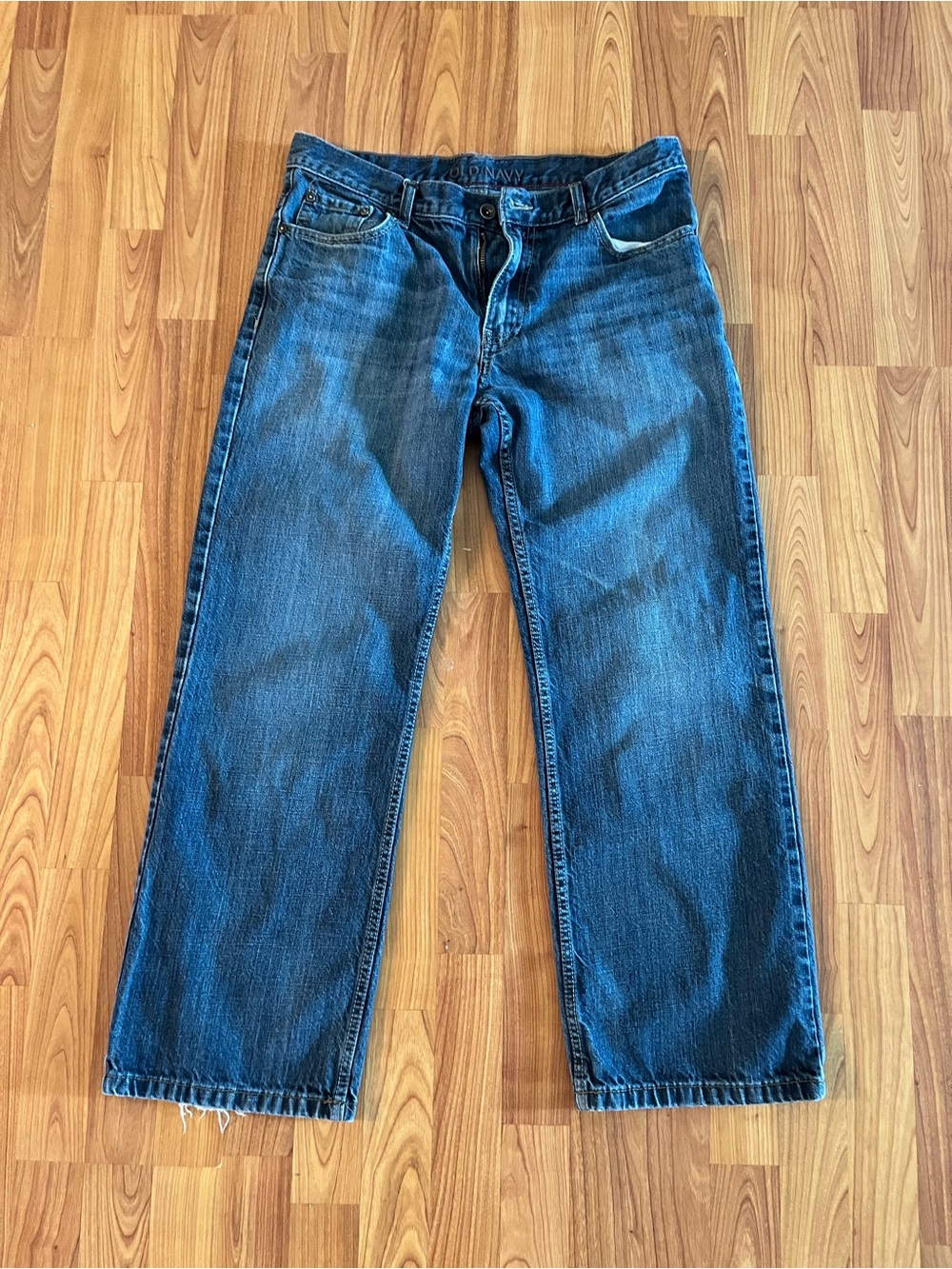 Old Navy’s Men's Dark Blue Relaxed Denim Jeans